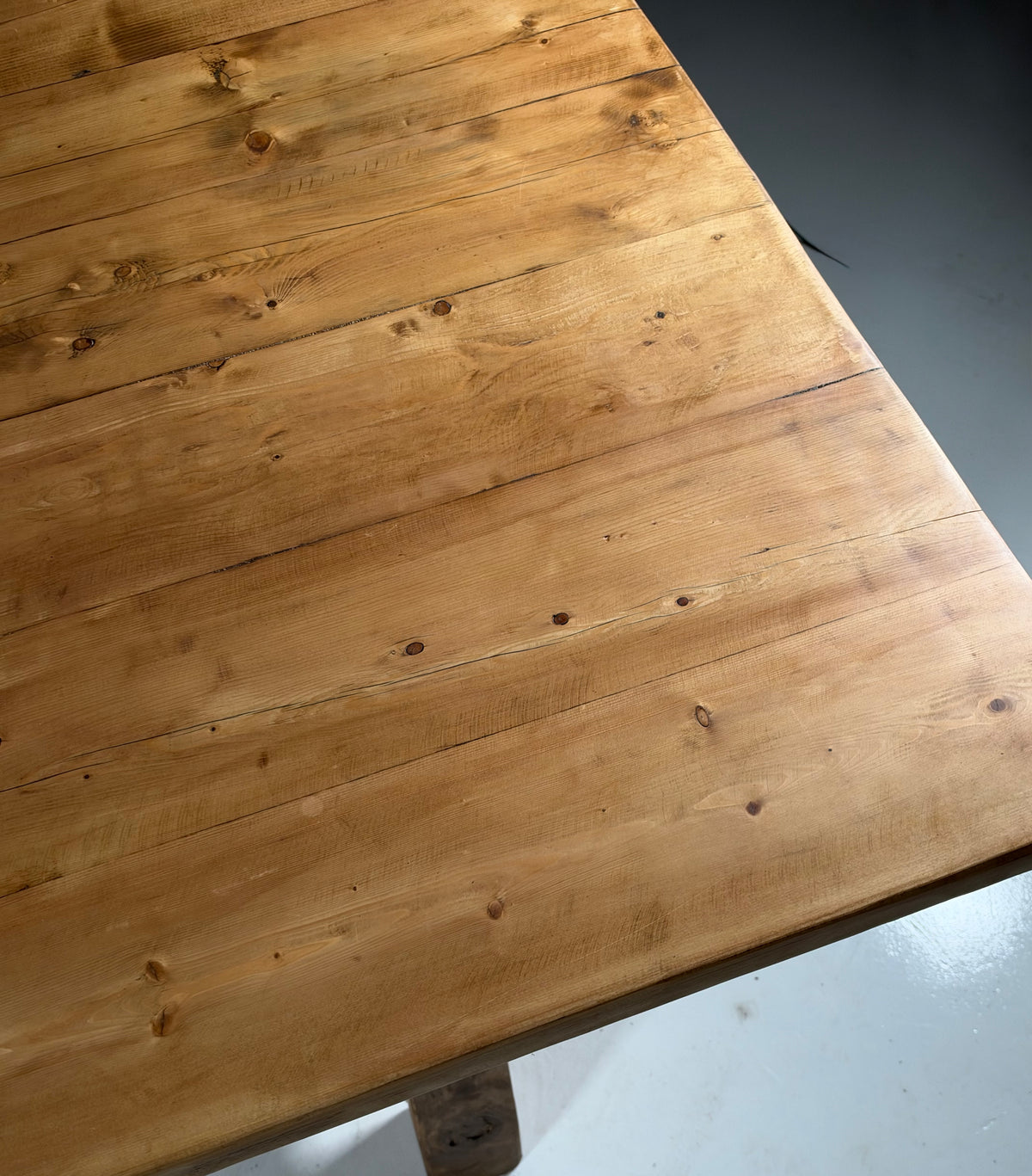 Grote kloostertafel hout landelijk 298cm