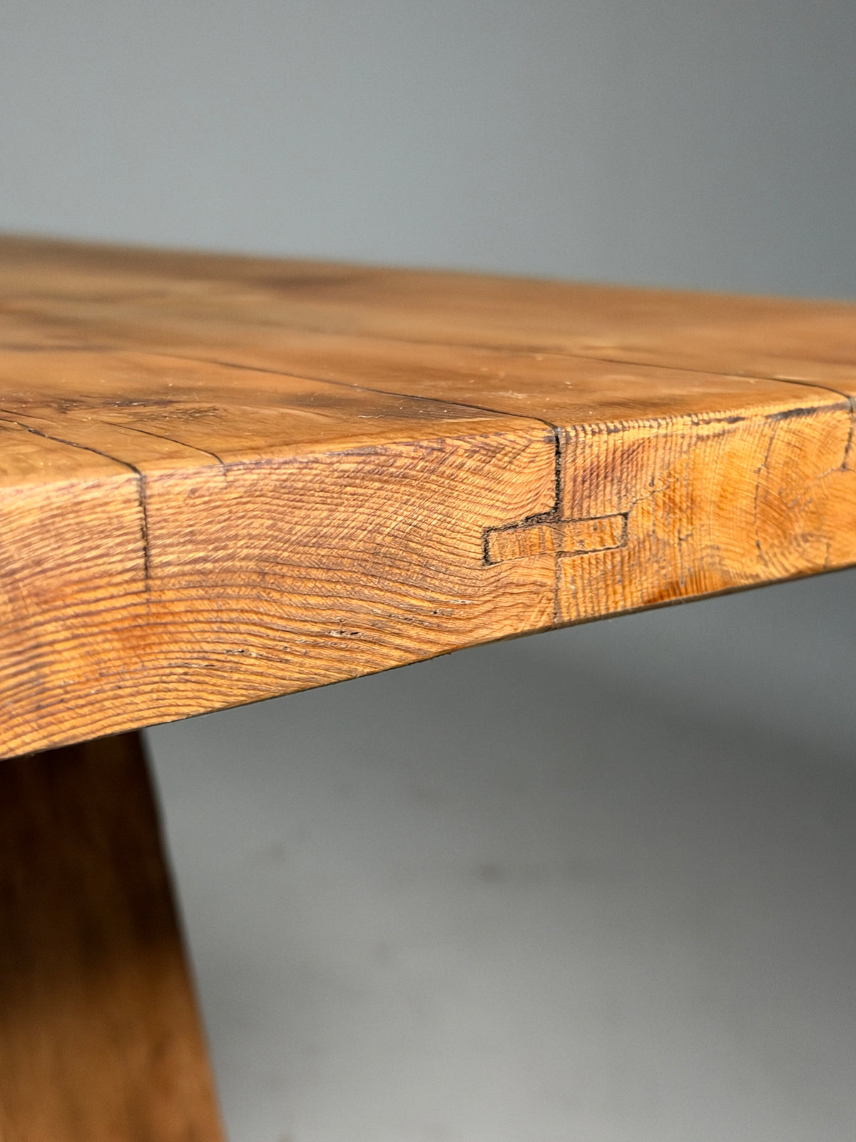 Grote kloostertafel hout landelijk 298cm