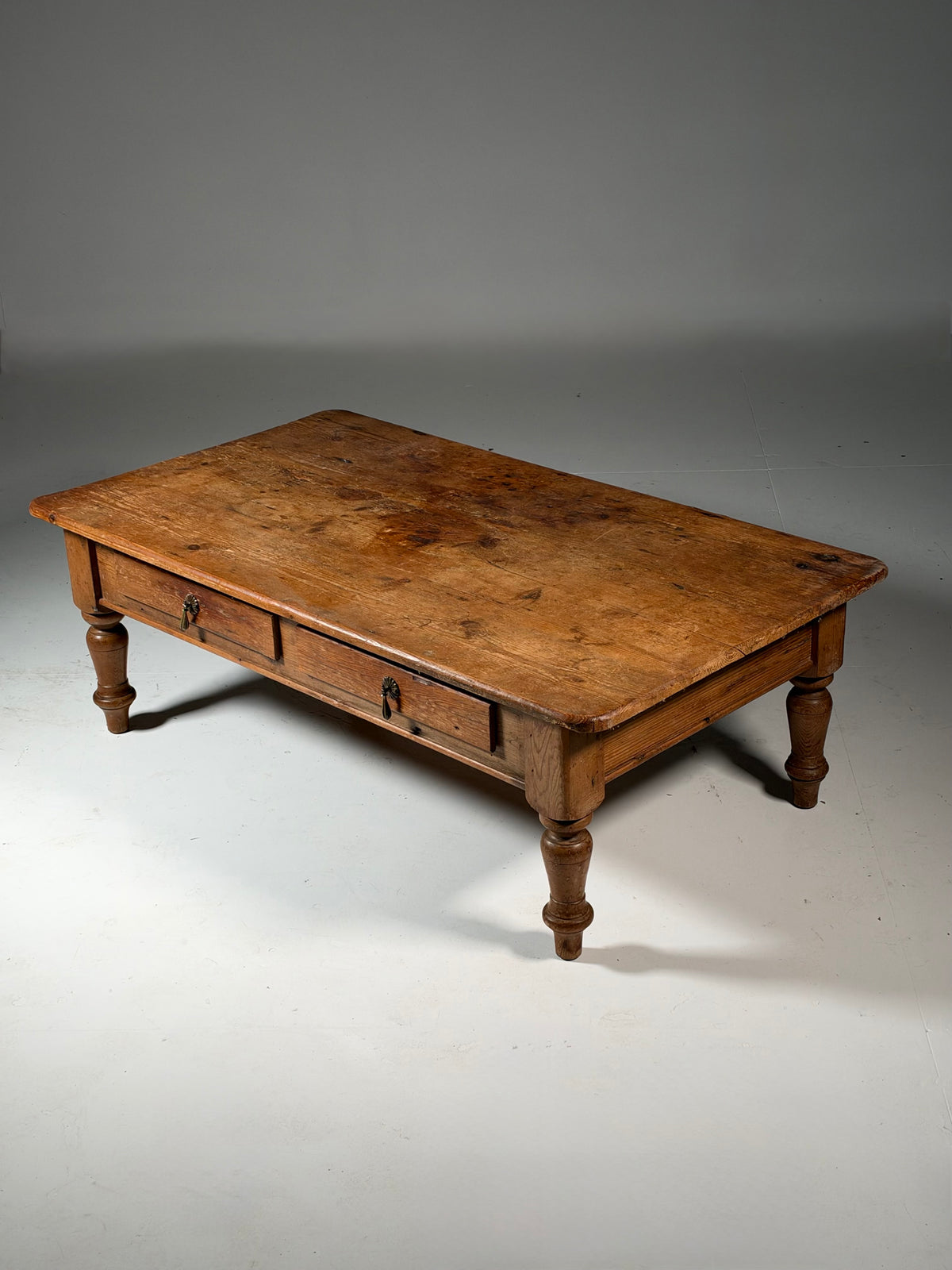 Rustic pine coffee table