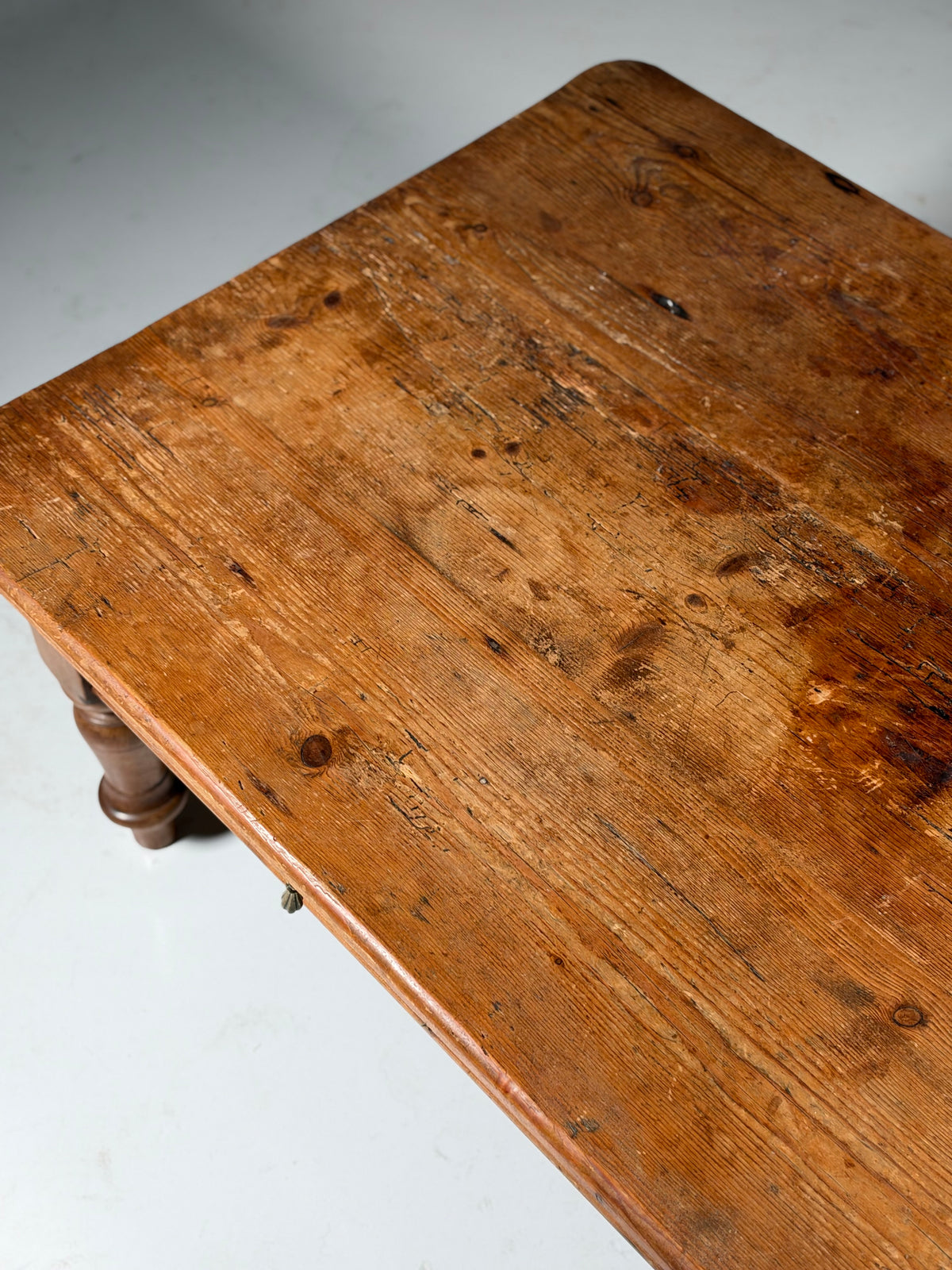 Rustic pine coffee table