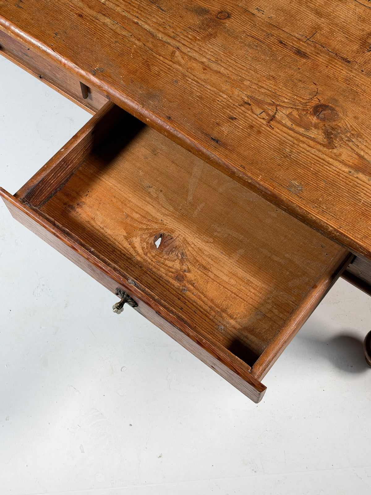Rustic pine coffee table