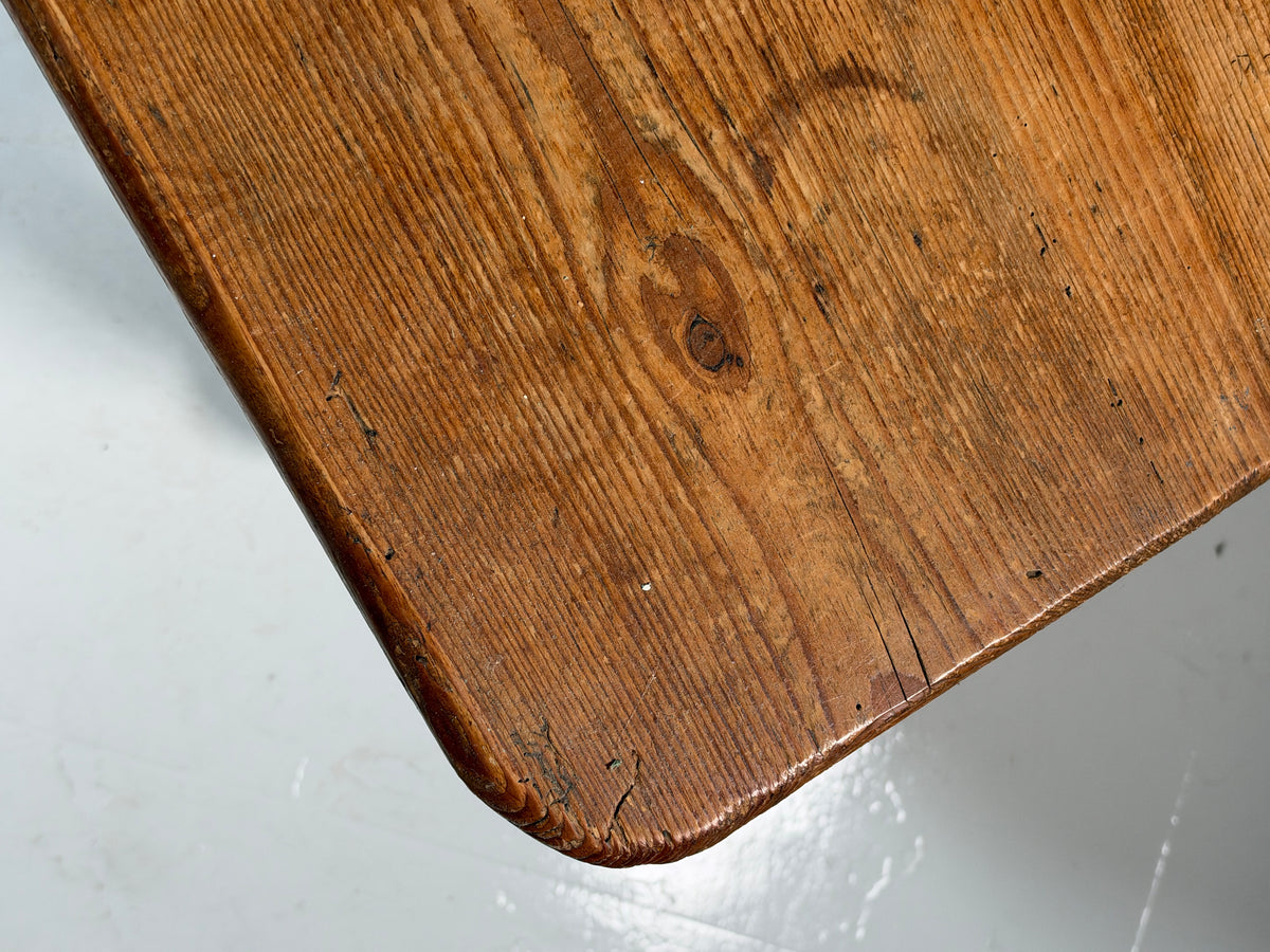 Rustic pine coffee table