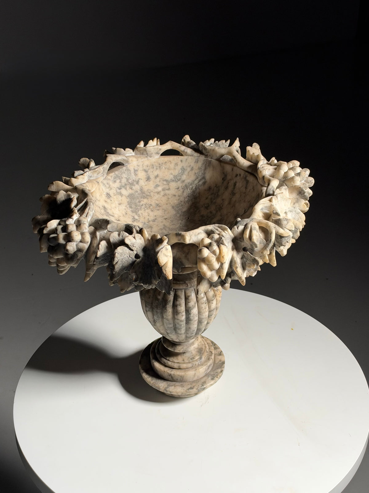 Italian marble Tazza decorative vase