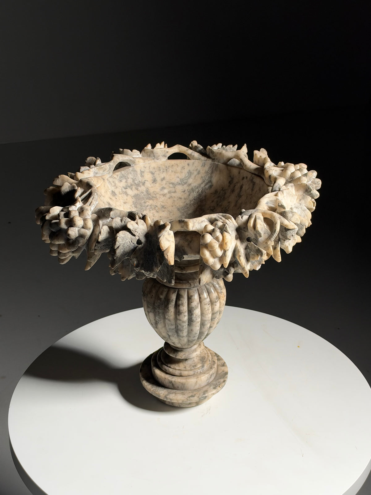 Italian marble Tazza decorative vase