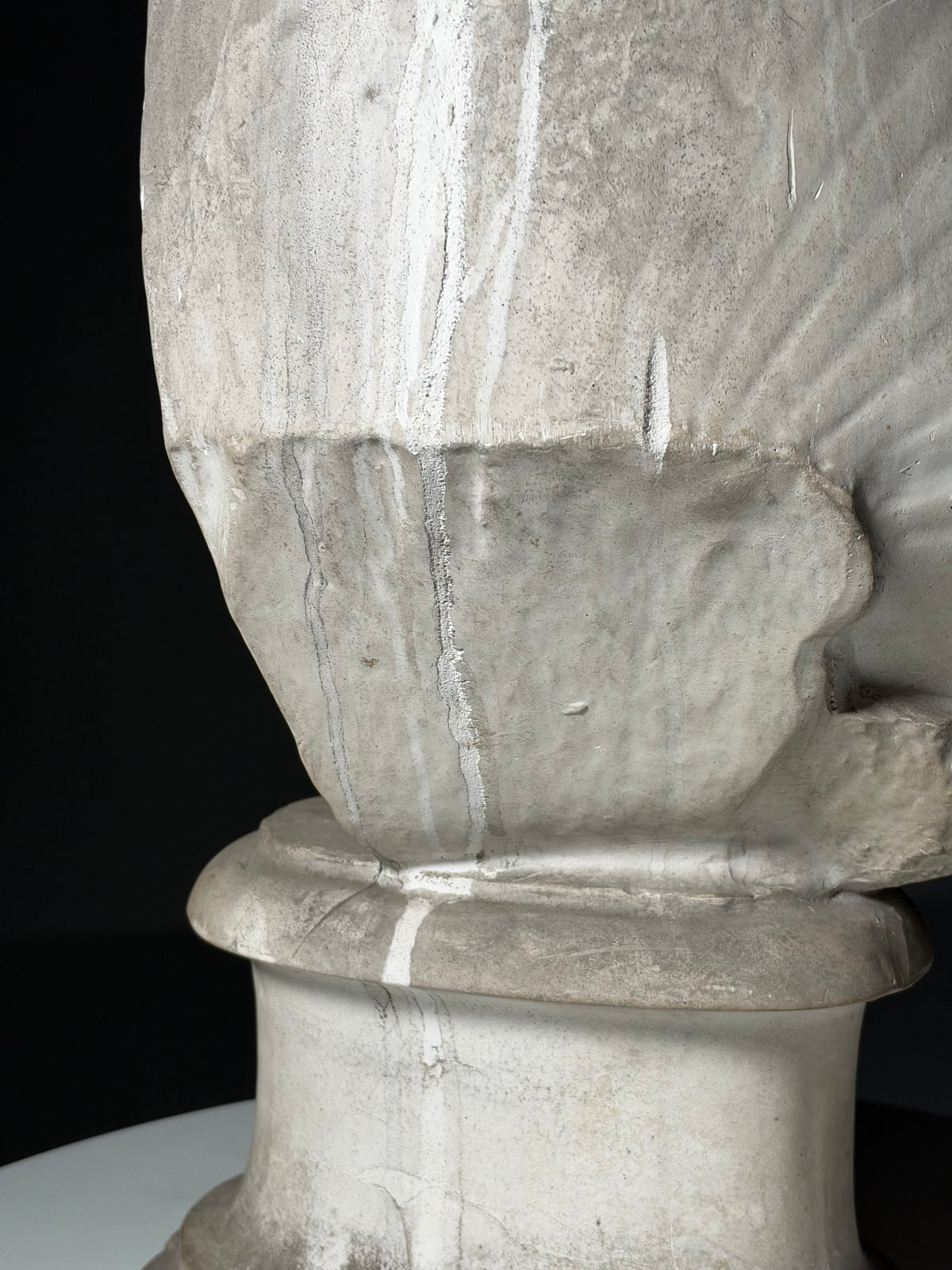 Plaster bust of an Egyptian pharaoh