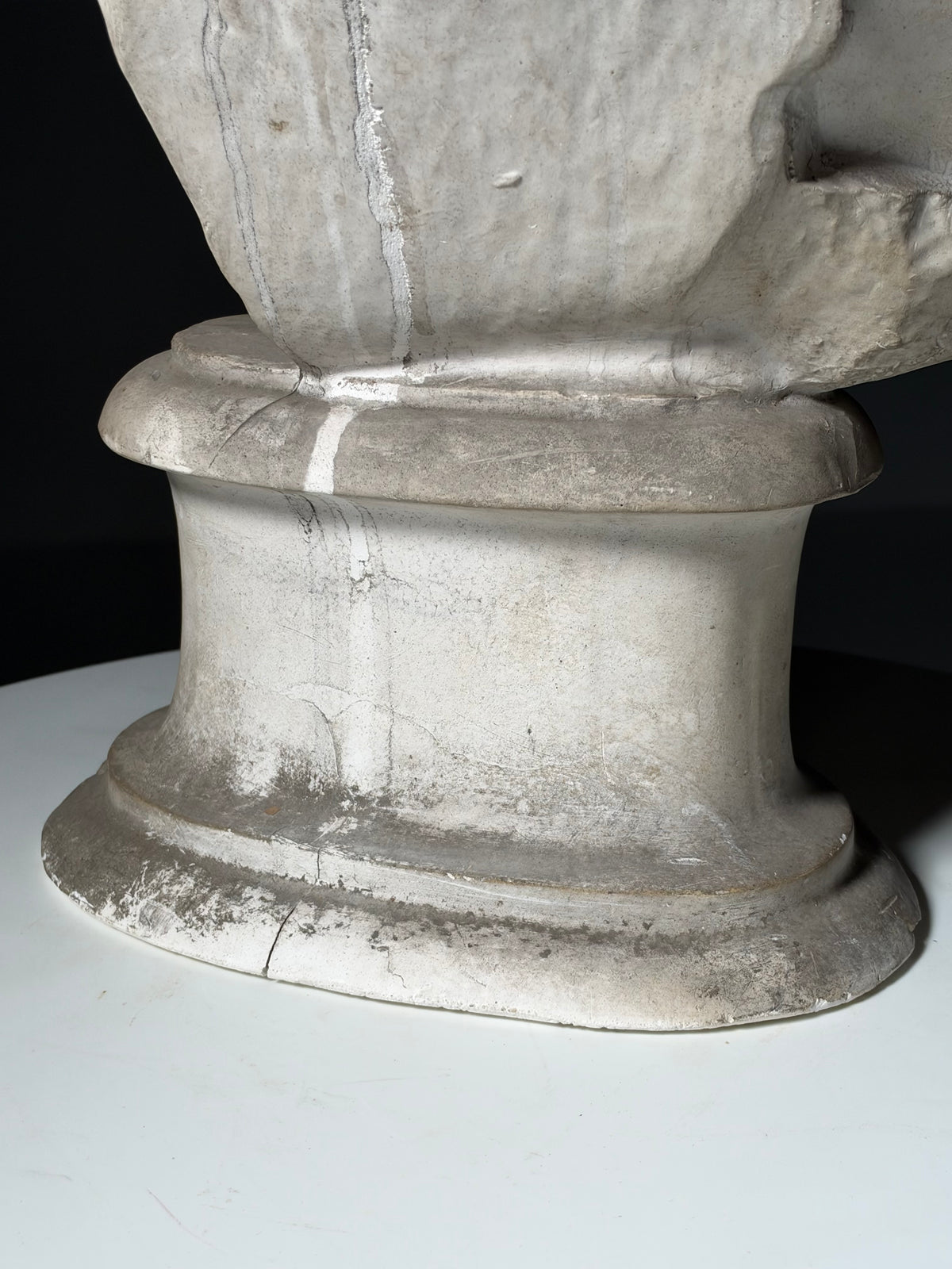 Plaster bust of an Egyptian pharaoh