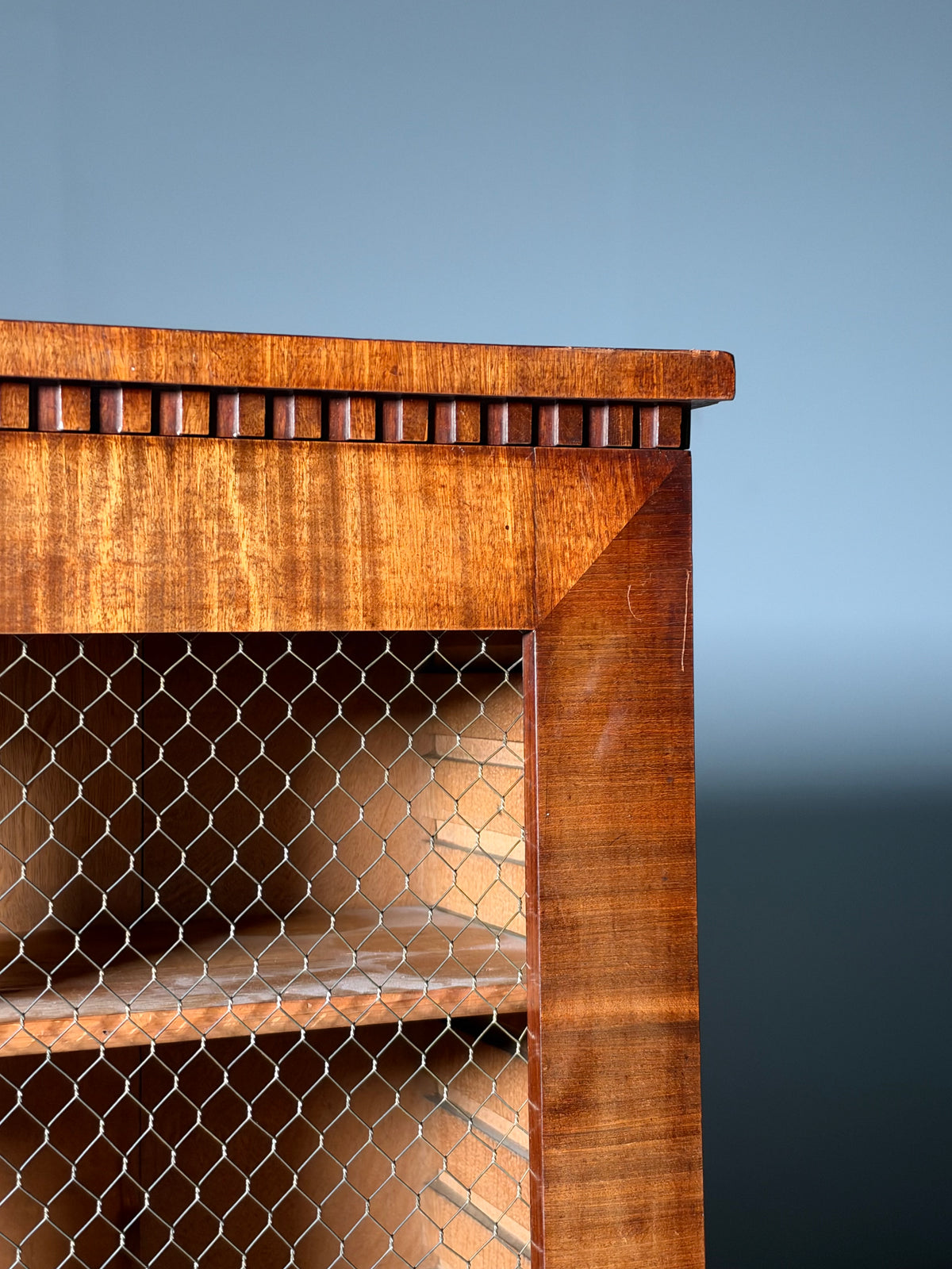 19th century mahogany display cabinet