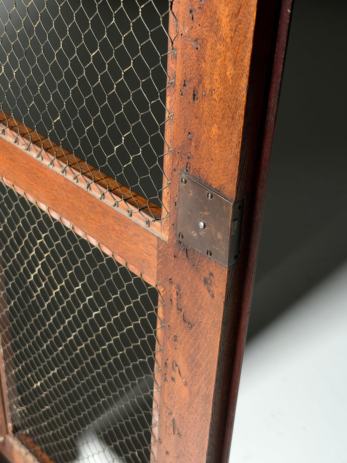 19th century mahogany display cabinet