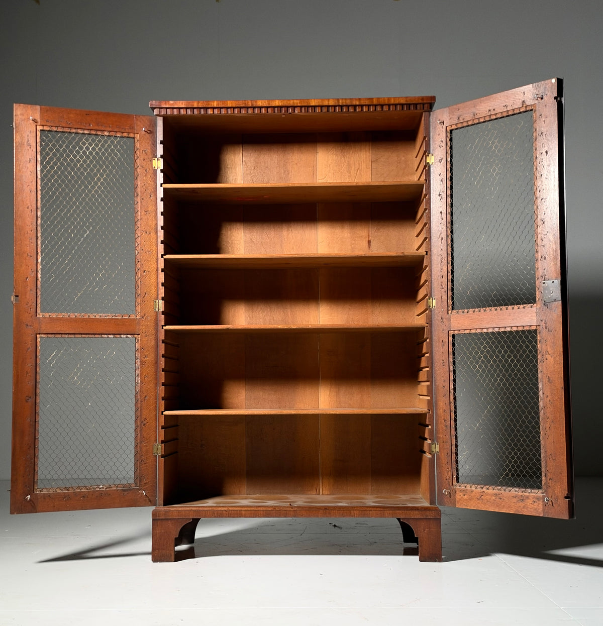 19th century mahogany display cabinet