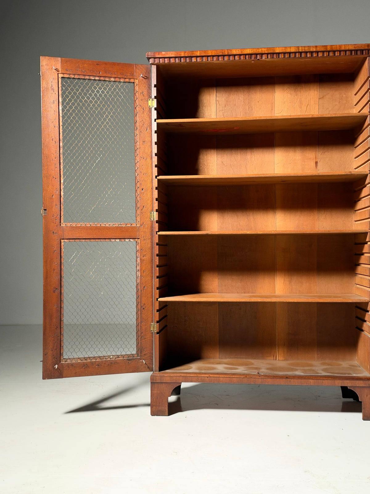 19th century mahogany display cabinet