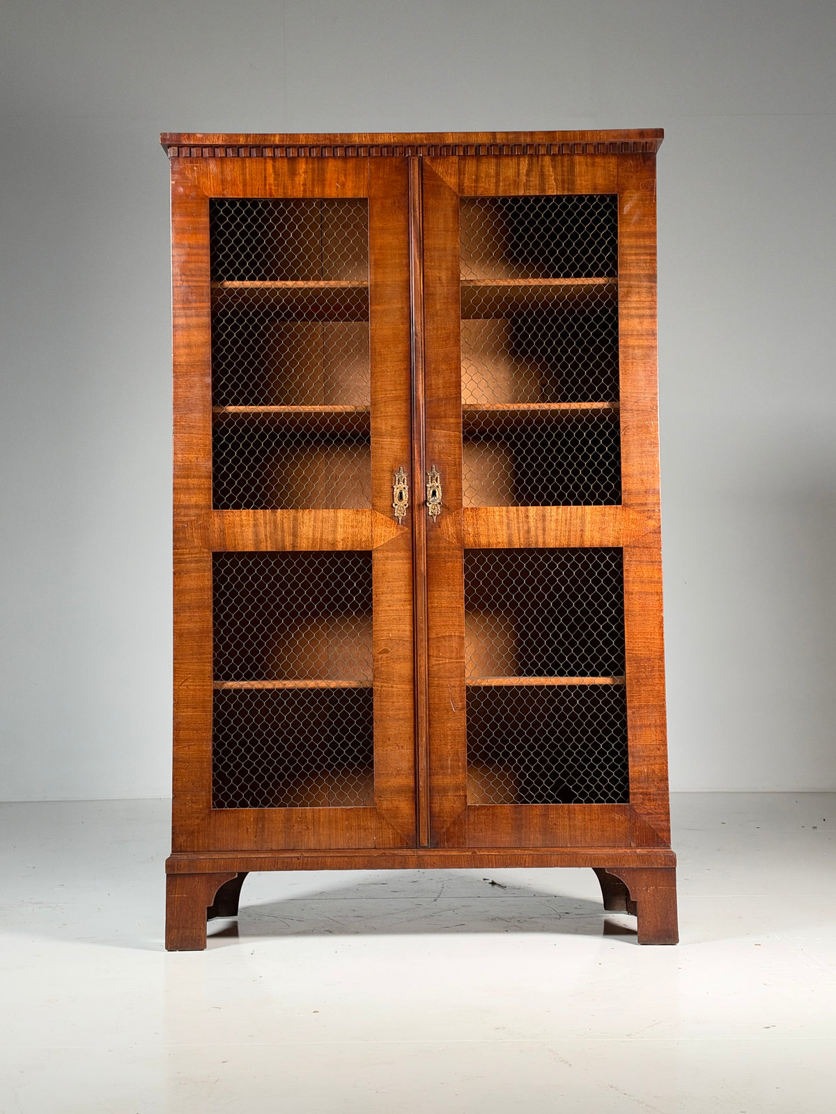 19th century mahogany display cabinet