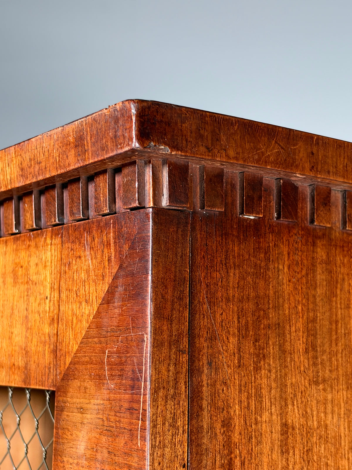 19th century mahogany display cabinet