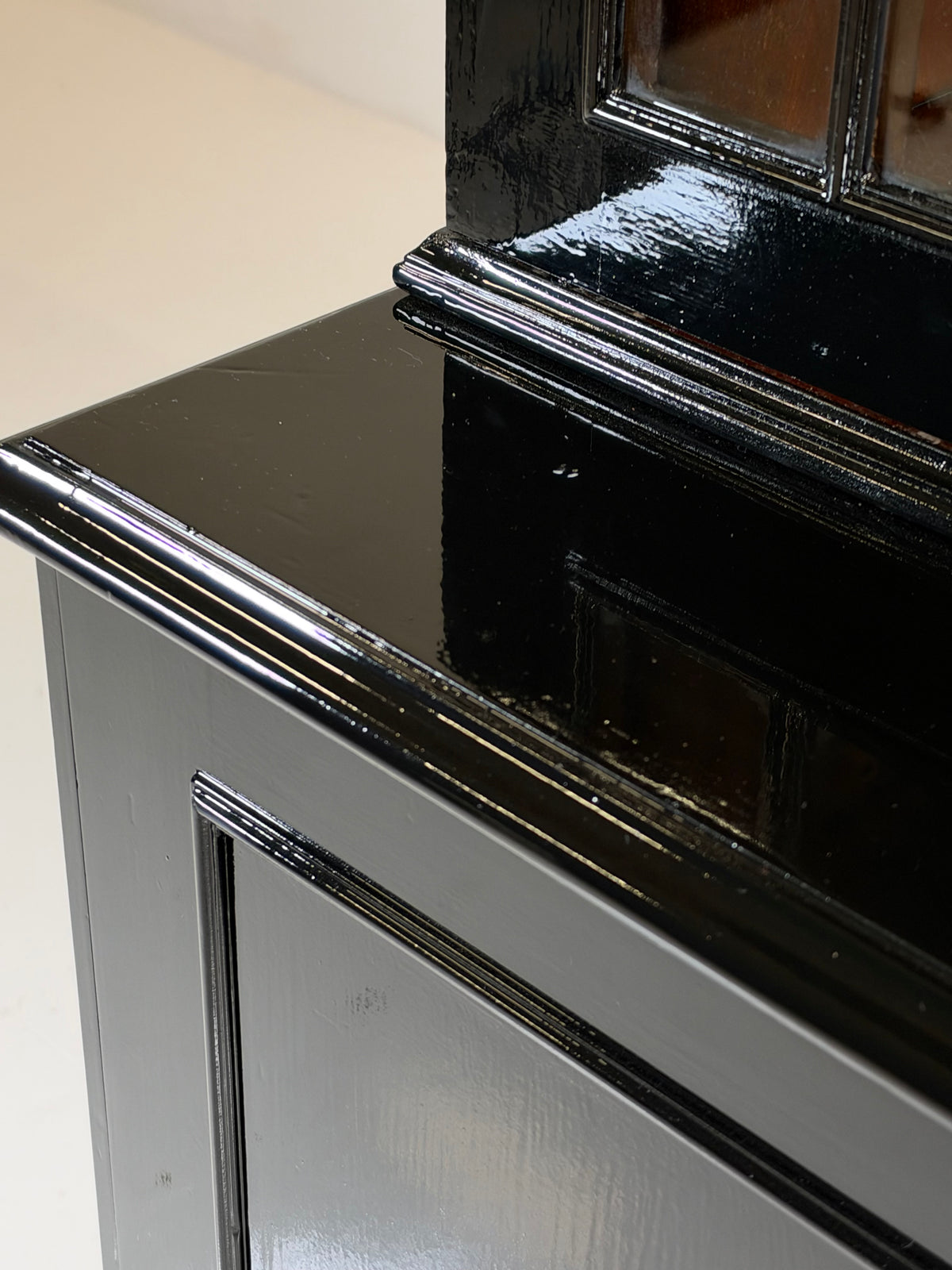 English bookcase black, c. 1880