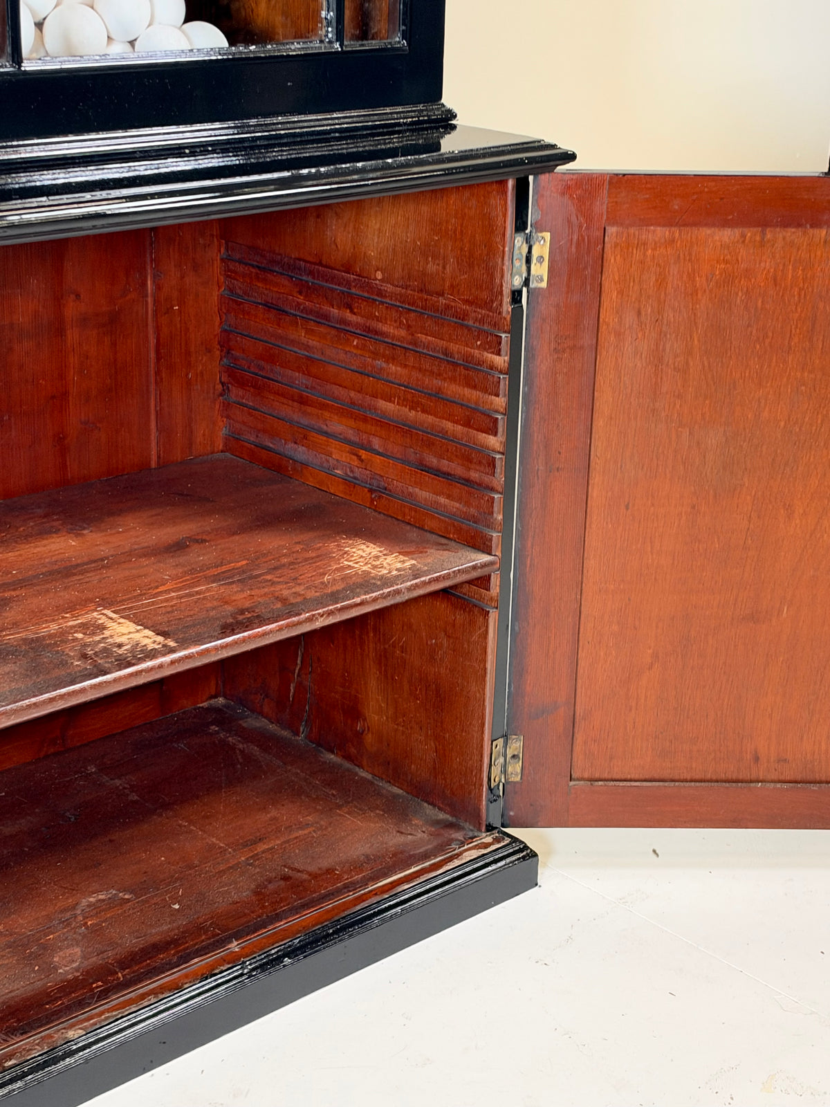 English bookcase black, c. 1880