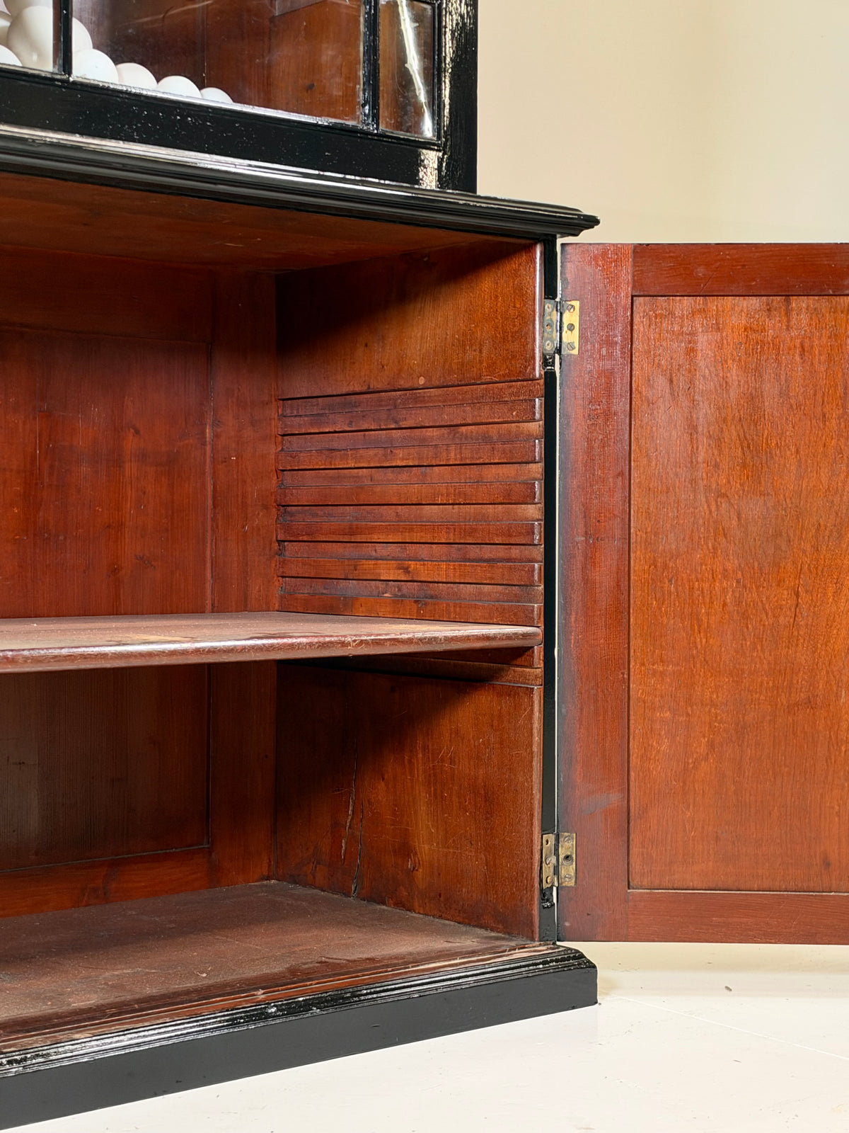 English bookcase black, c. 1880