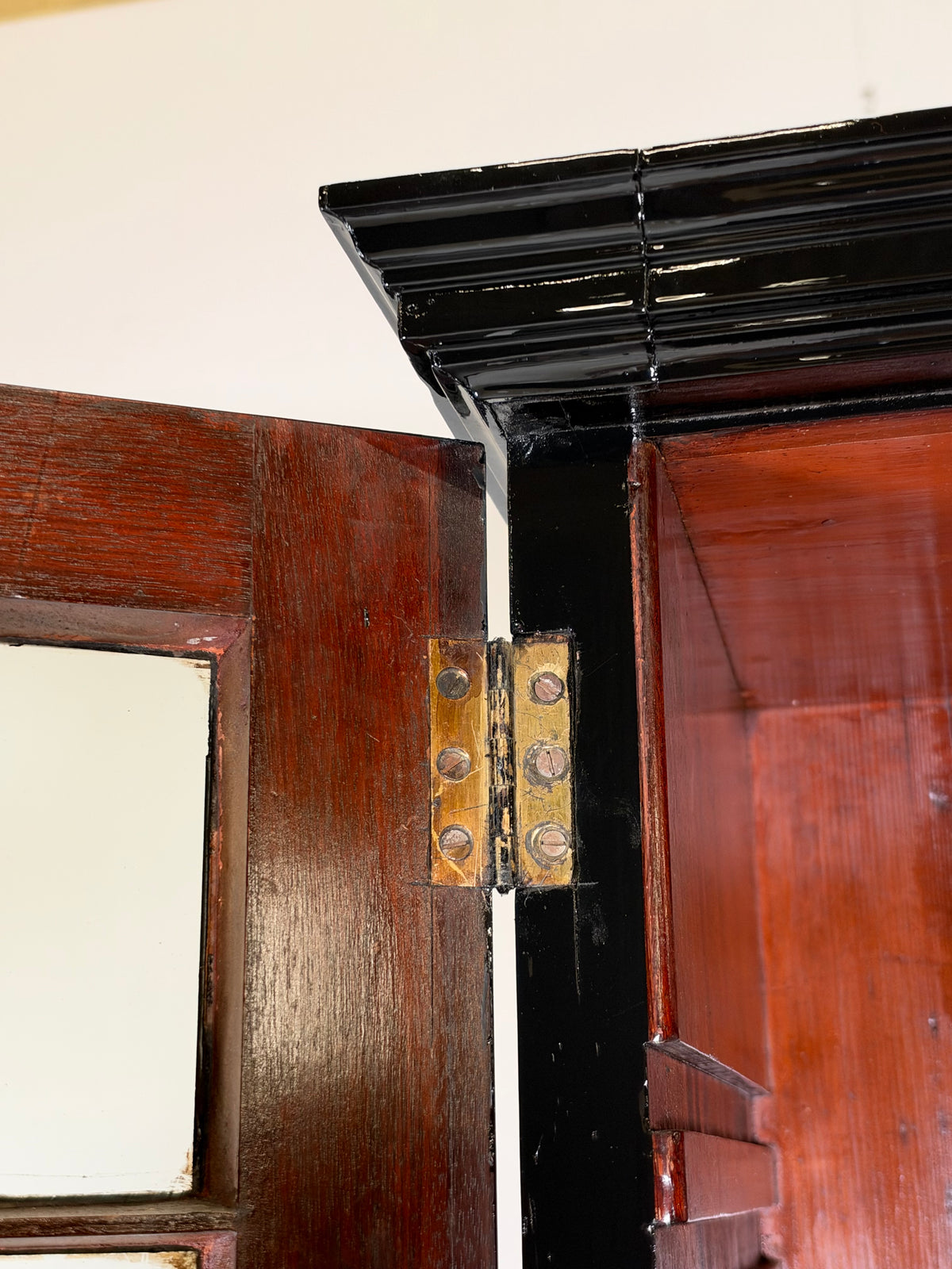 English bookcase black, c. 1880