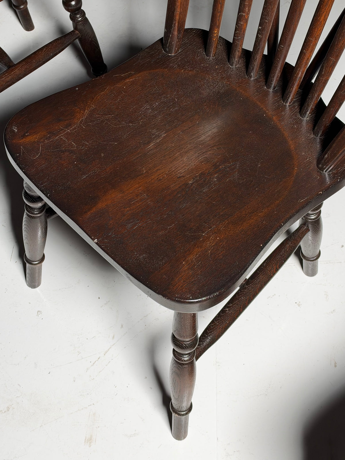 Set of 6 English Windsor chairs