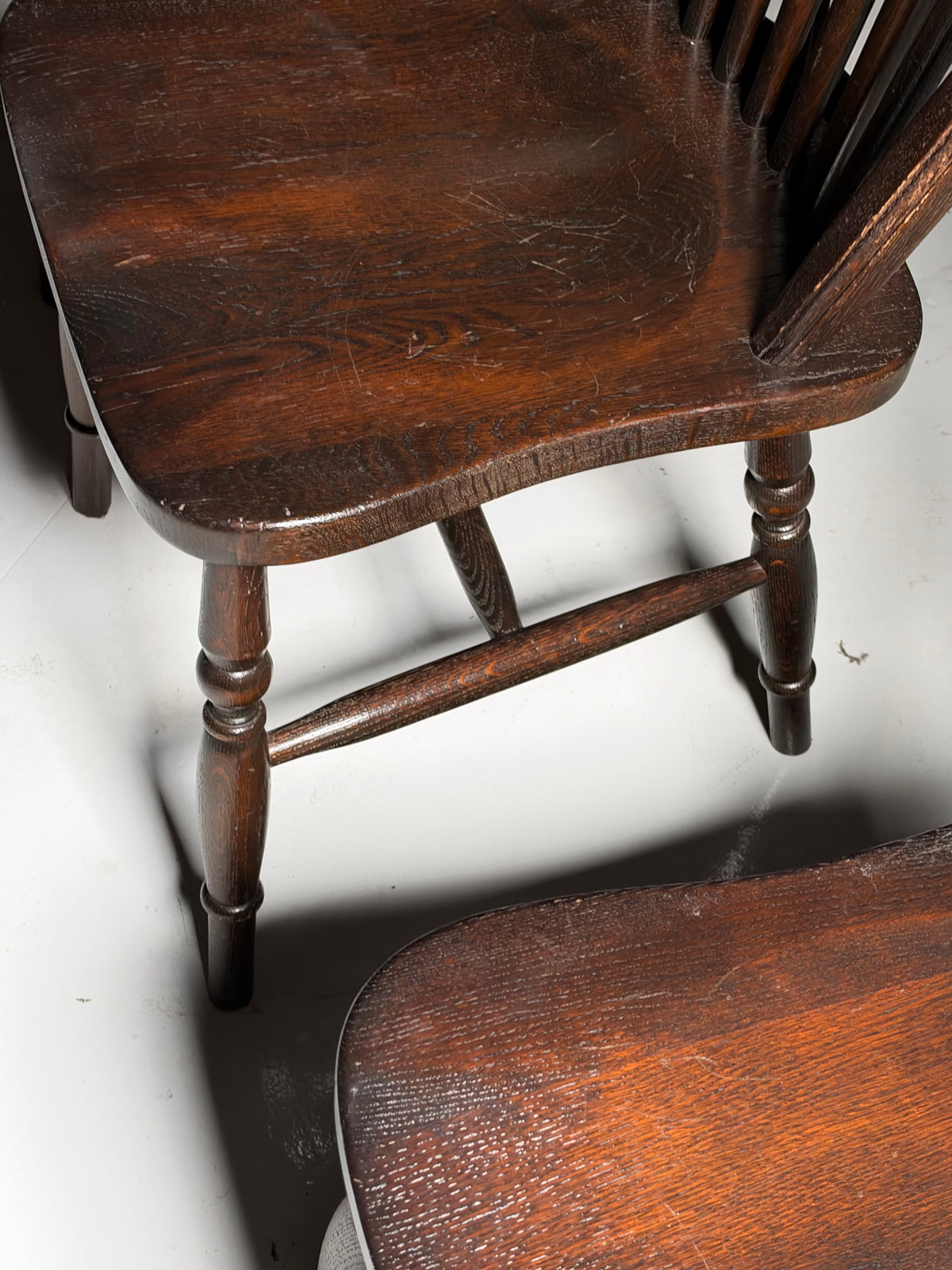 Set of 6 English Windsor chairs