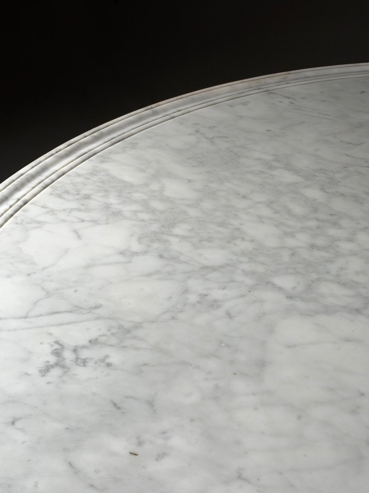 Teak centre table, 150 cm, marble