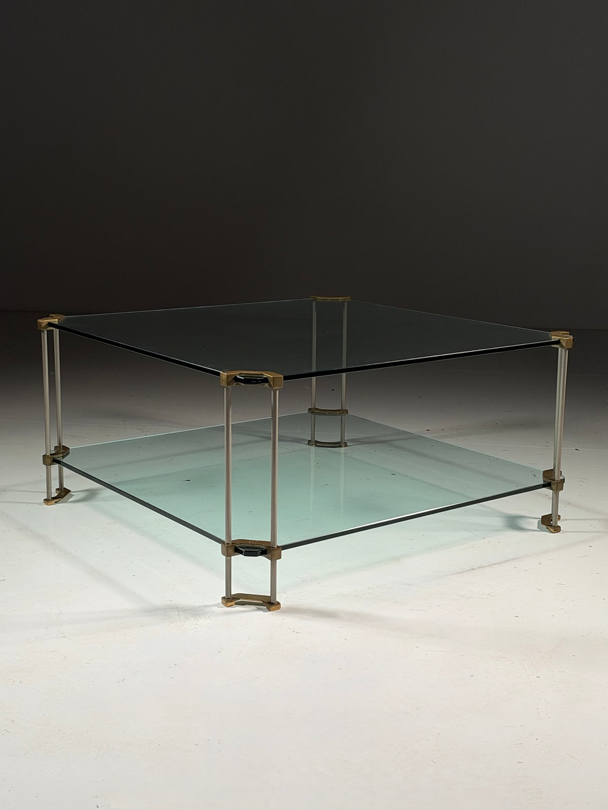 Glass coffee table, 1970, Peter Ghyczy