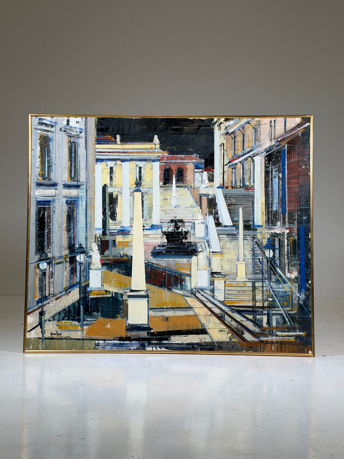 Abstract Architectural Painting
