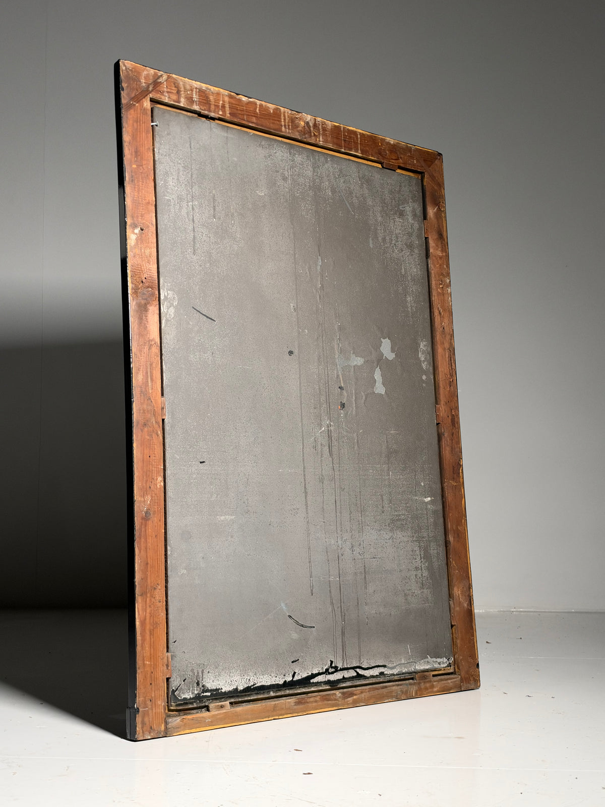 19th century Belgian mirror black