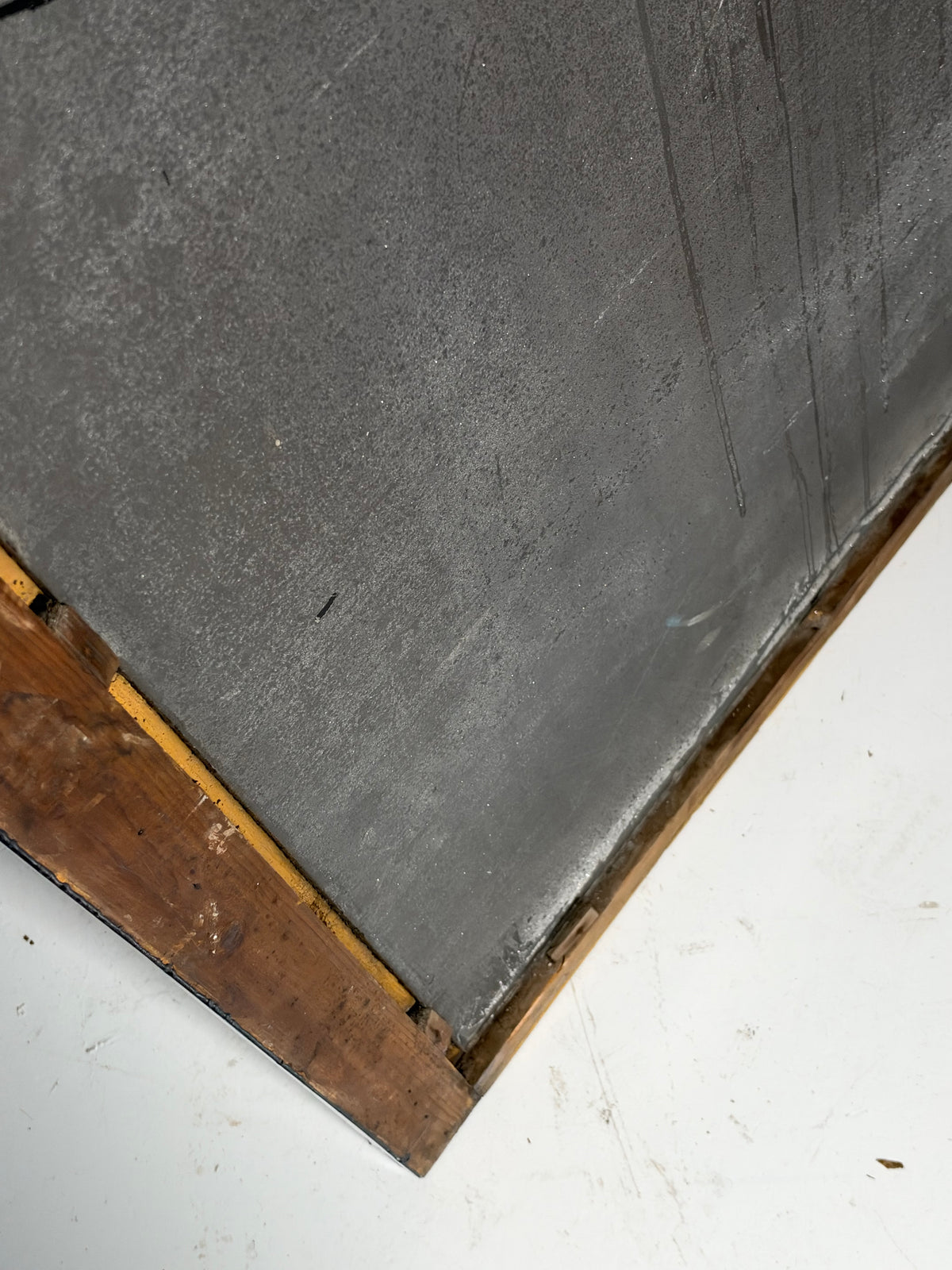 19th century Belgian mirror black