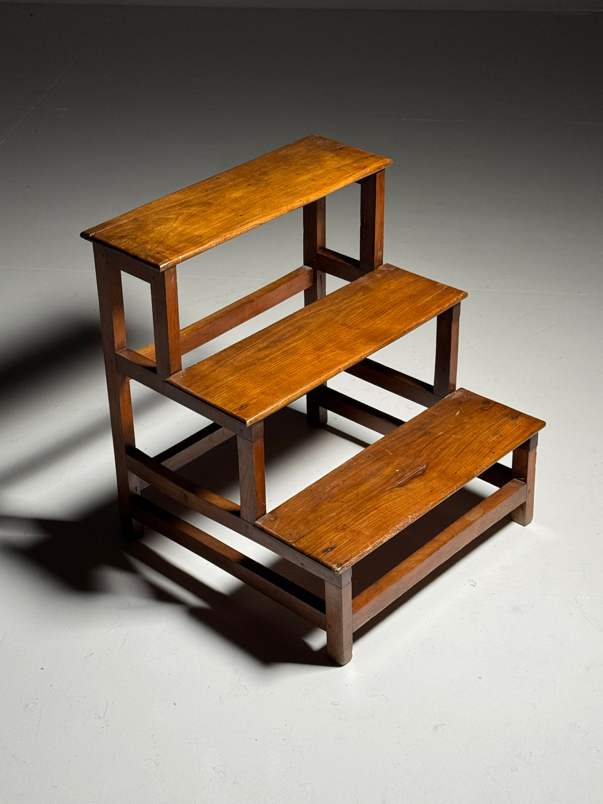 Wooden library step ladder