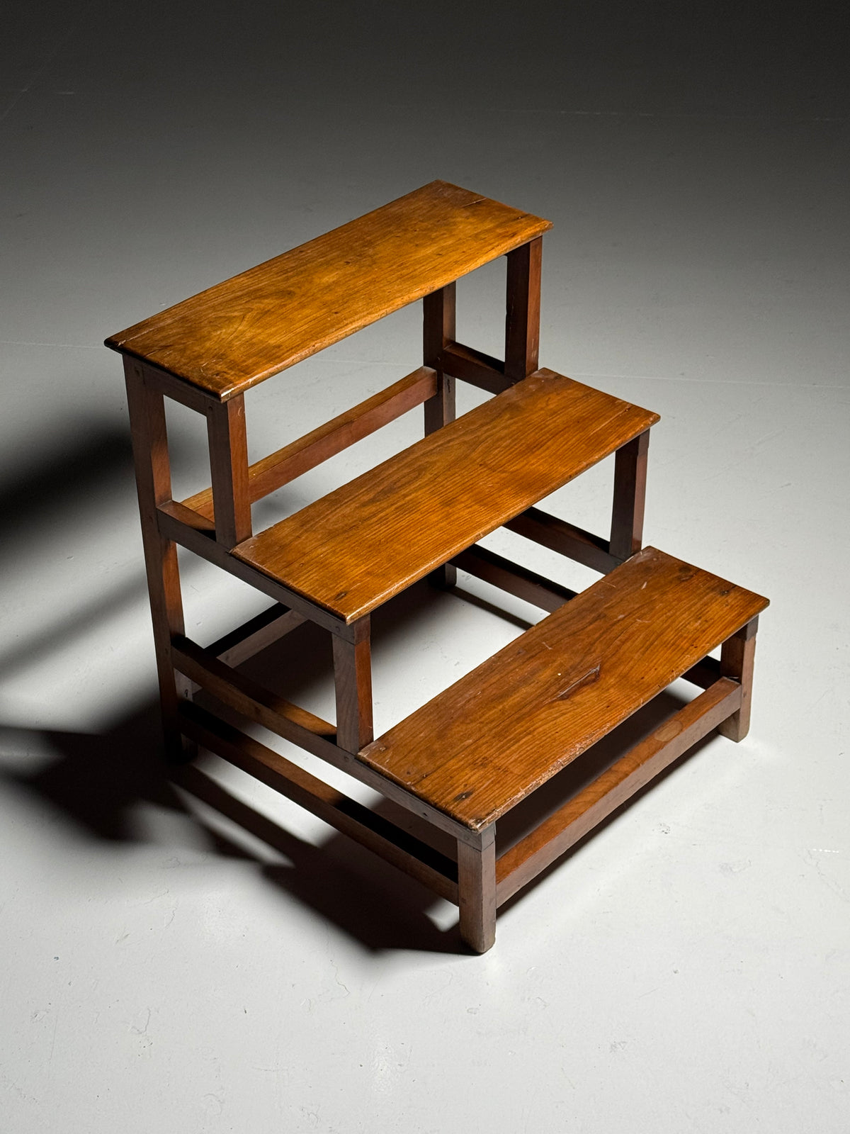 Wooden library step ladder