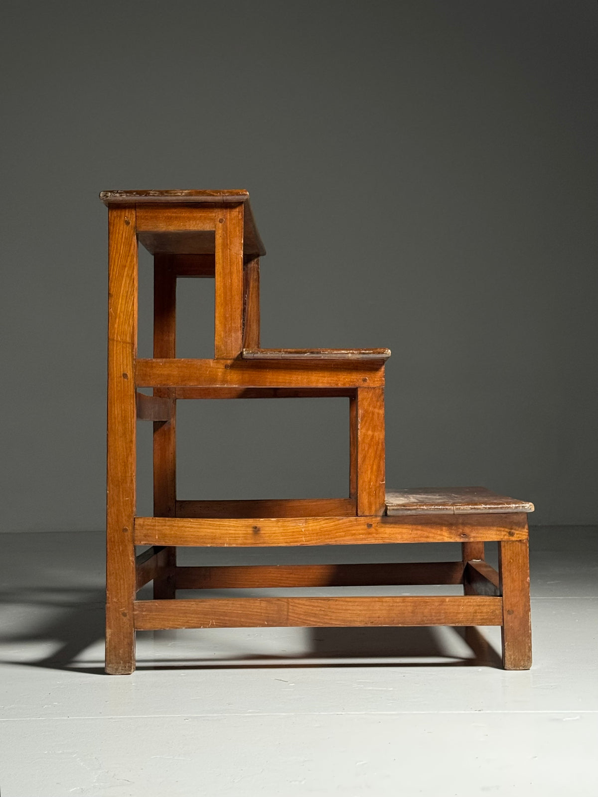 Wooden library step ladder
