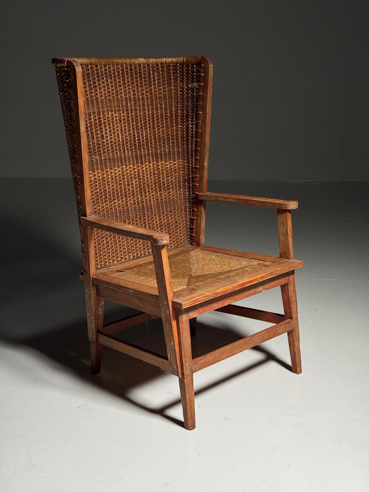 English woven chair, c. 1900