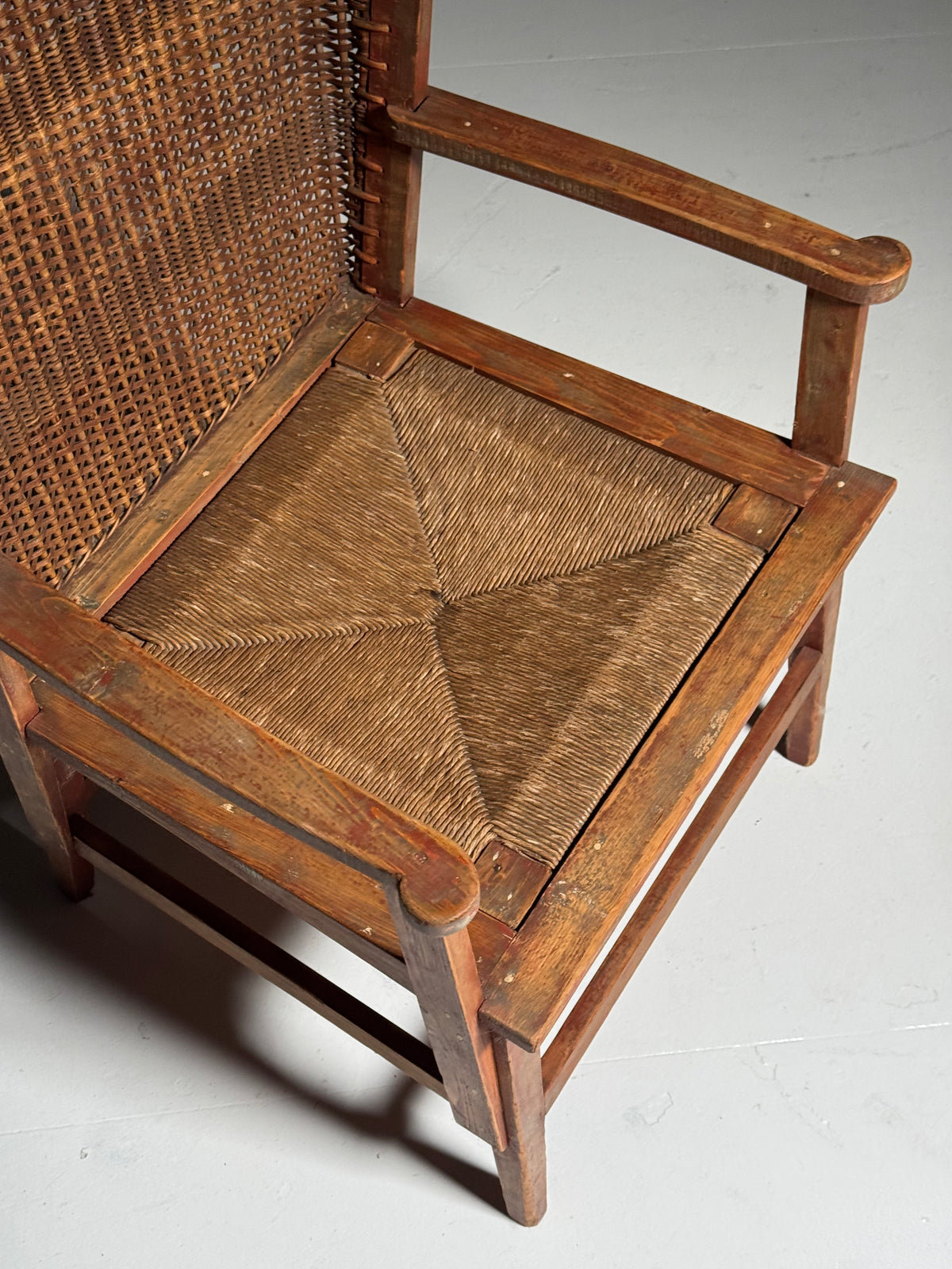 English woven chair, c. 1900