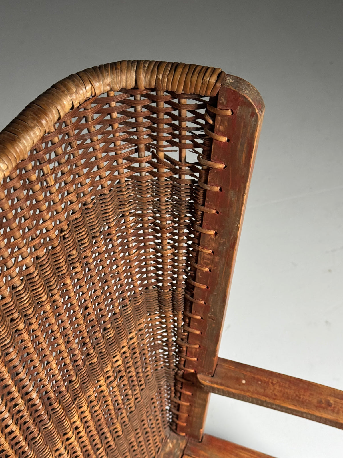 English woven chair, c. 1900