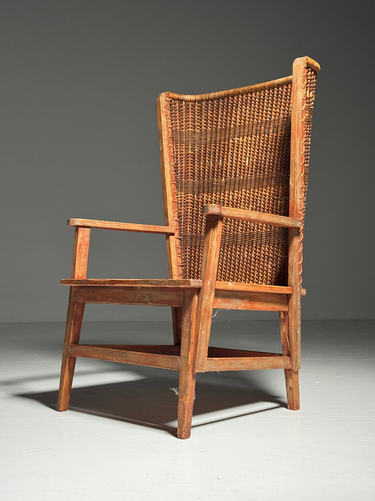 English woven chair, c. 1900