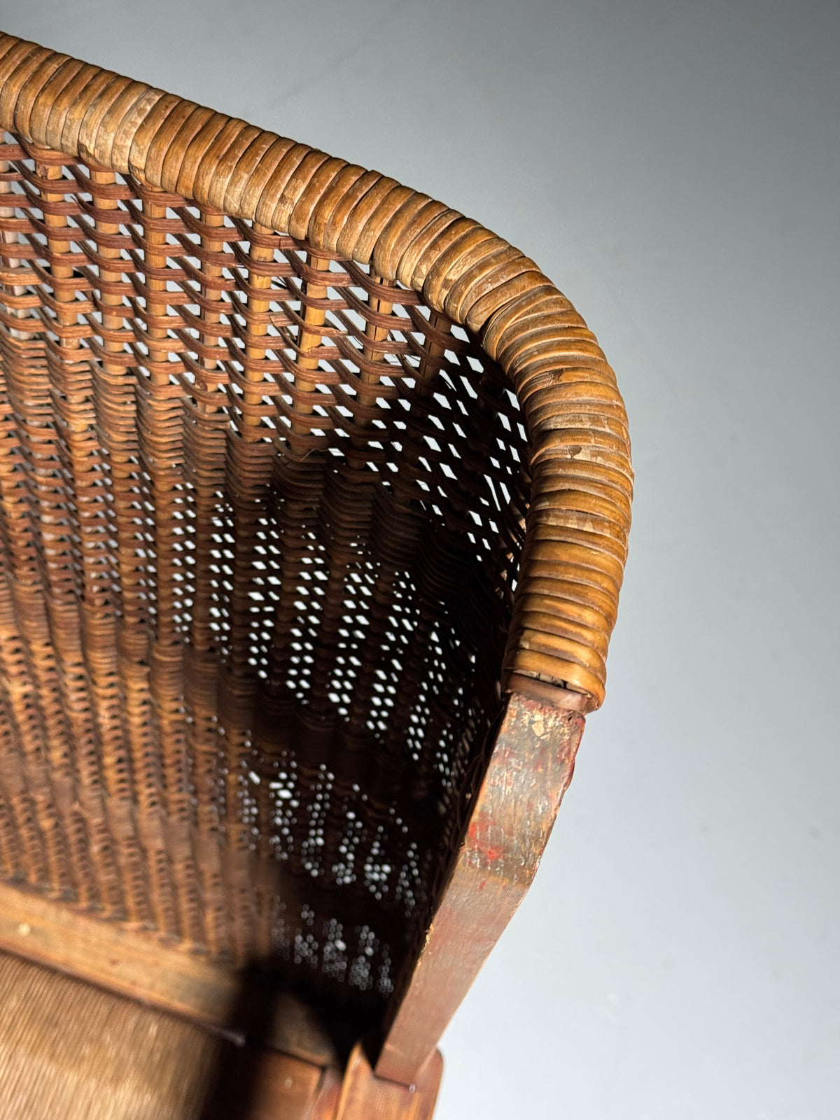 English woven chair, c. 1900
