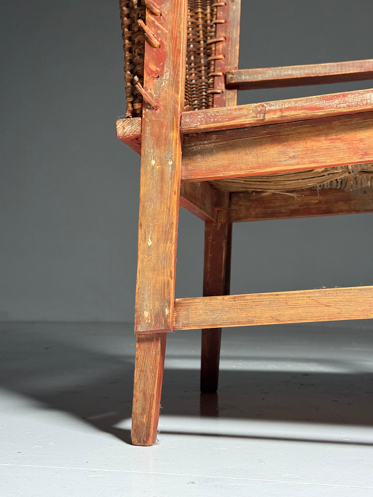 English woven chair, c. 1900