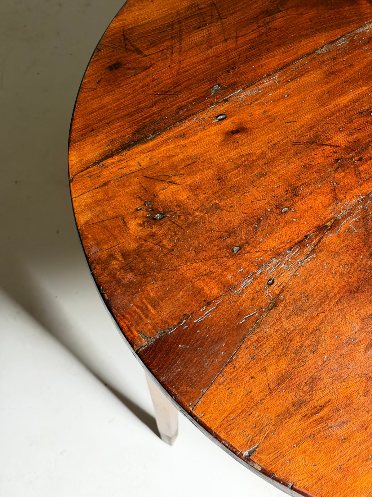 French cherry wood table, circa 19th century