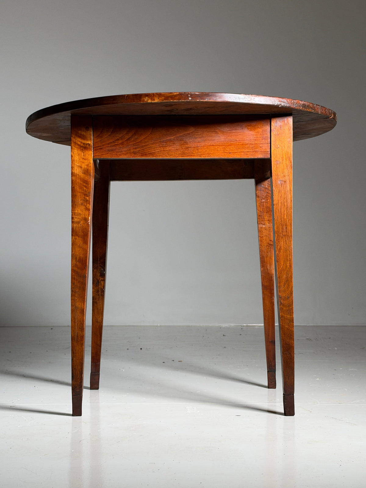 French cherry wood table, circa 19th century