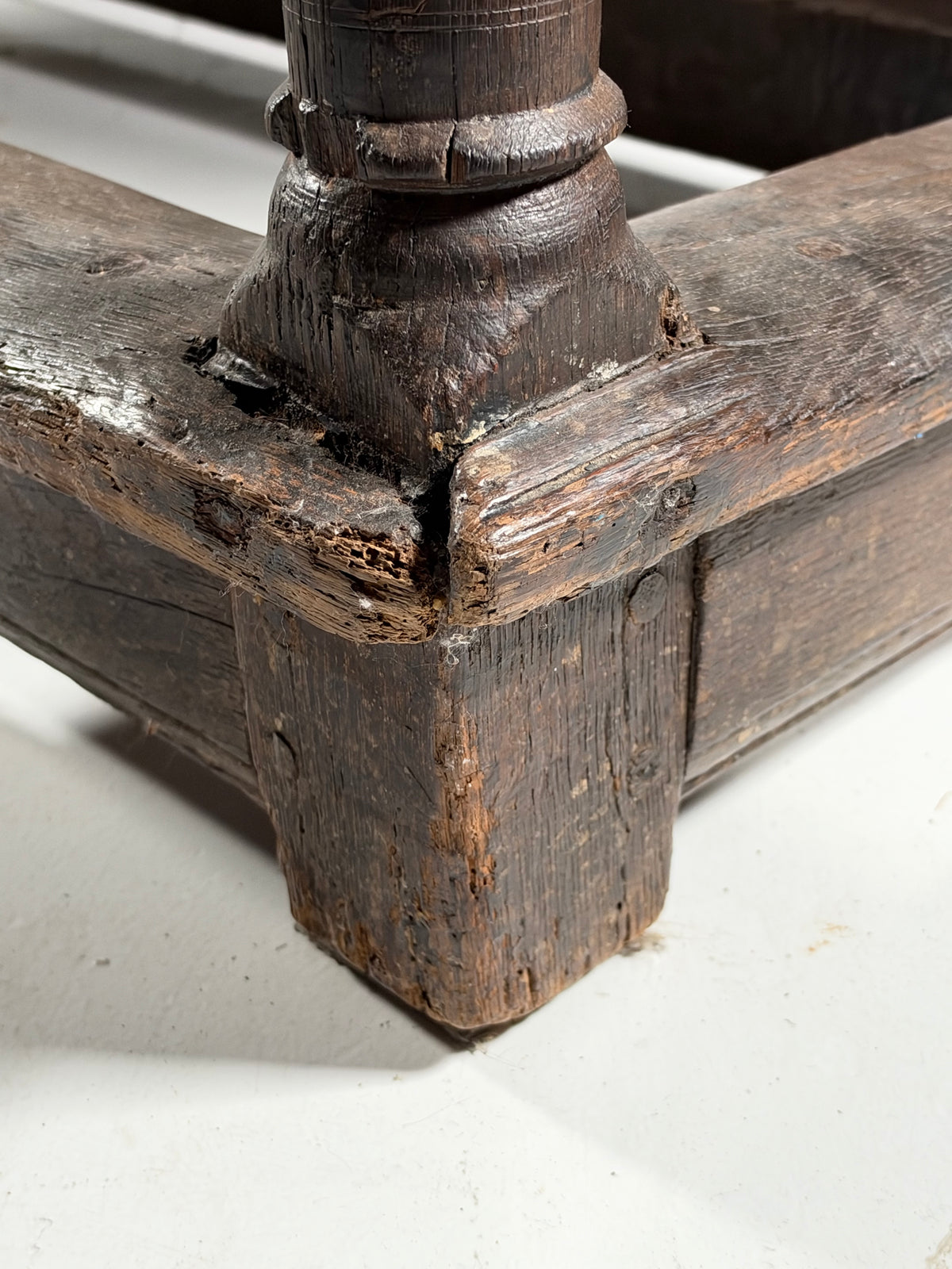 18th century oak refectory table