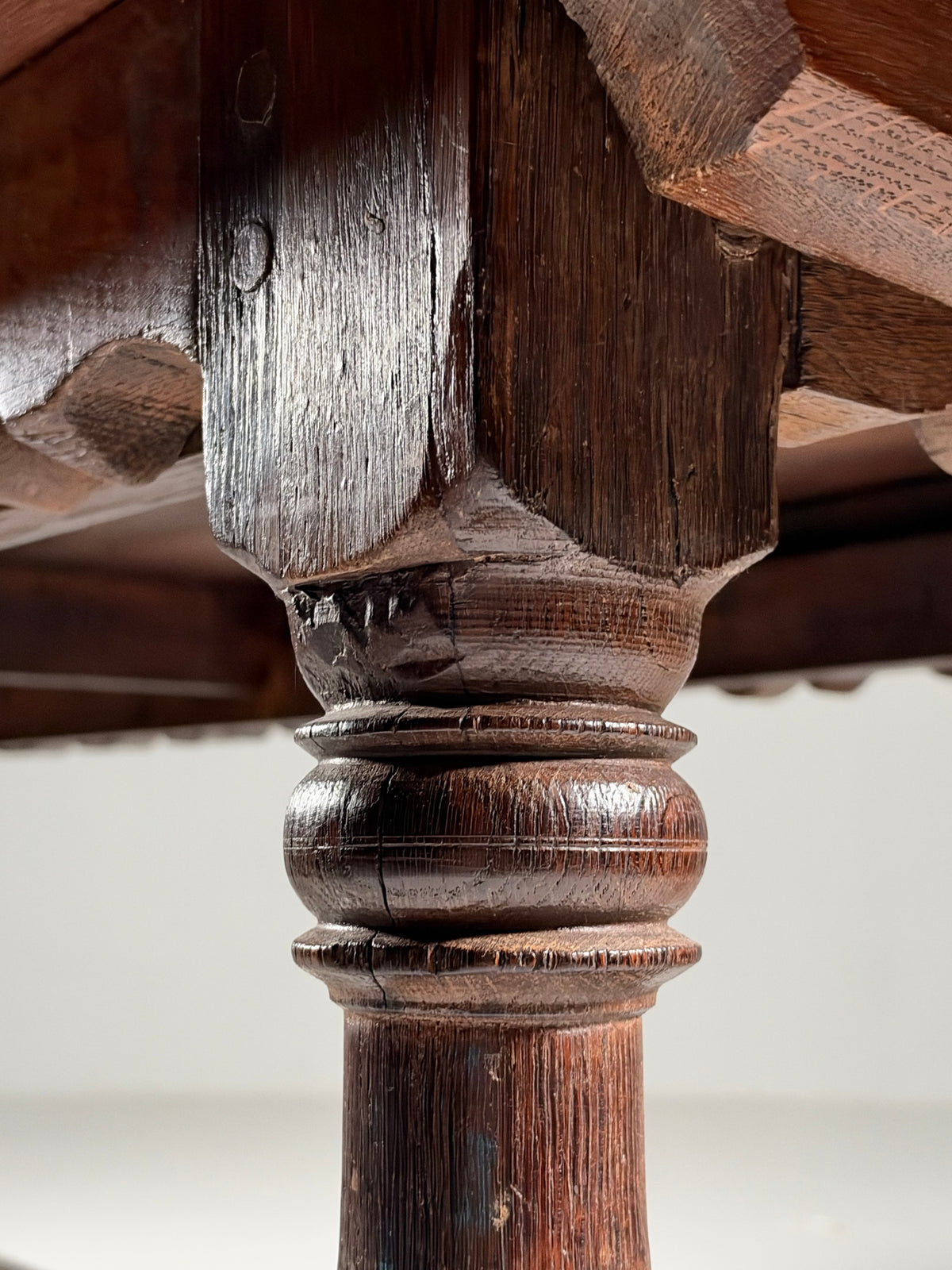 18th century oak refectory table