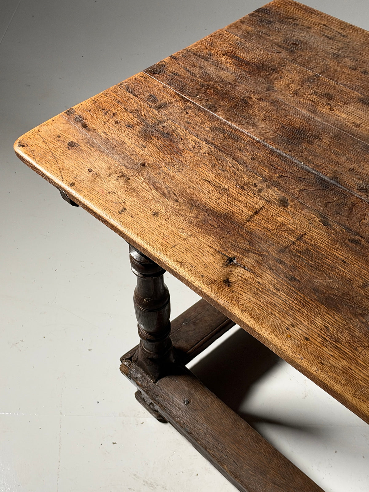 18th century oak refectory table