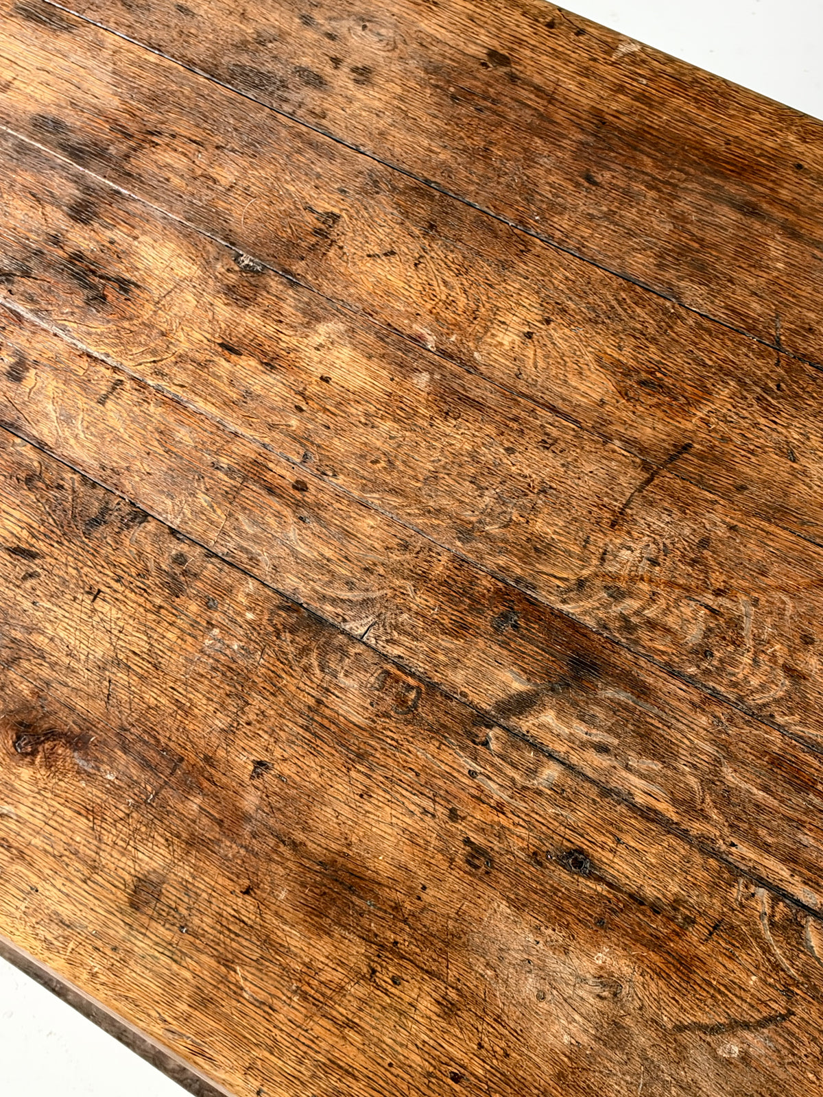 18th century oak refectory table