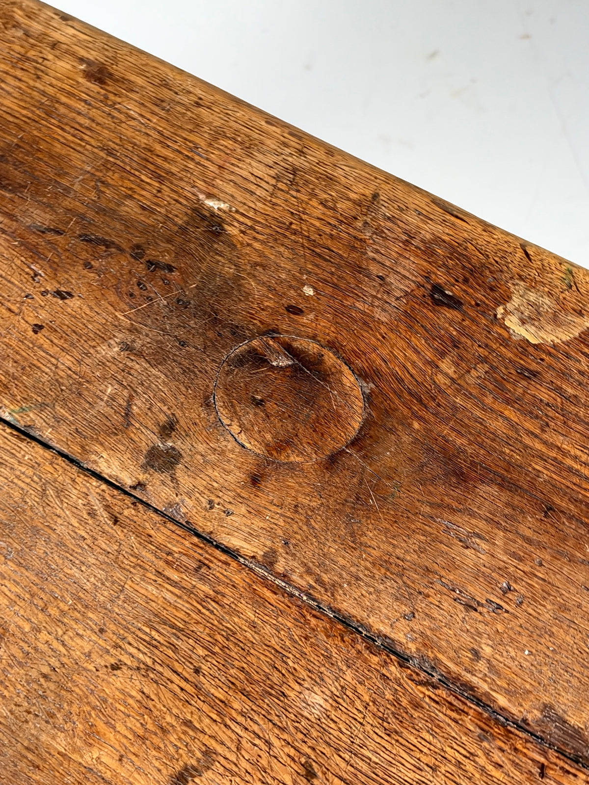 18th century oak refectory table