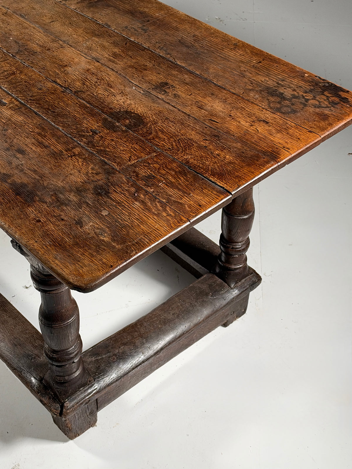 18th century oak refectory table