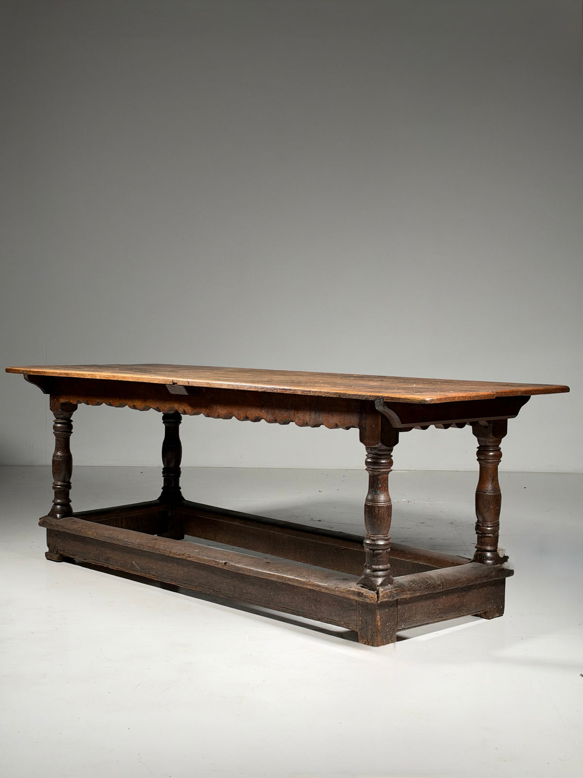 18th century oak refectory table