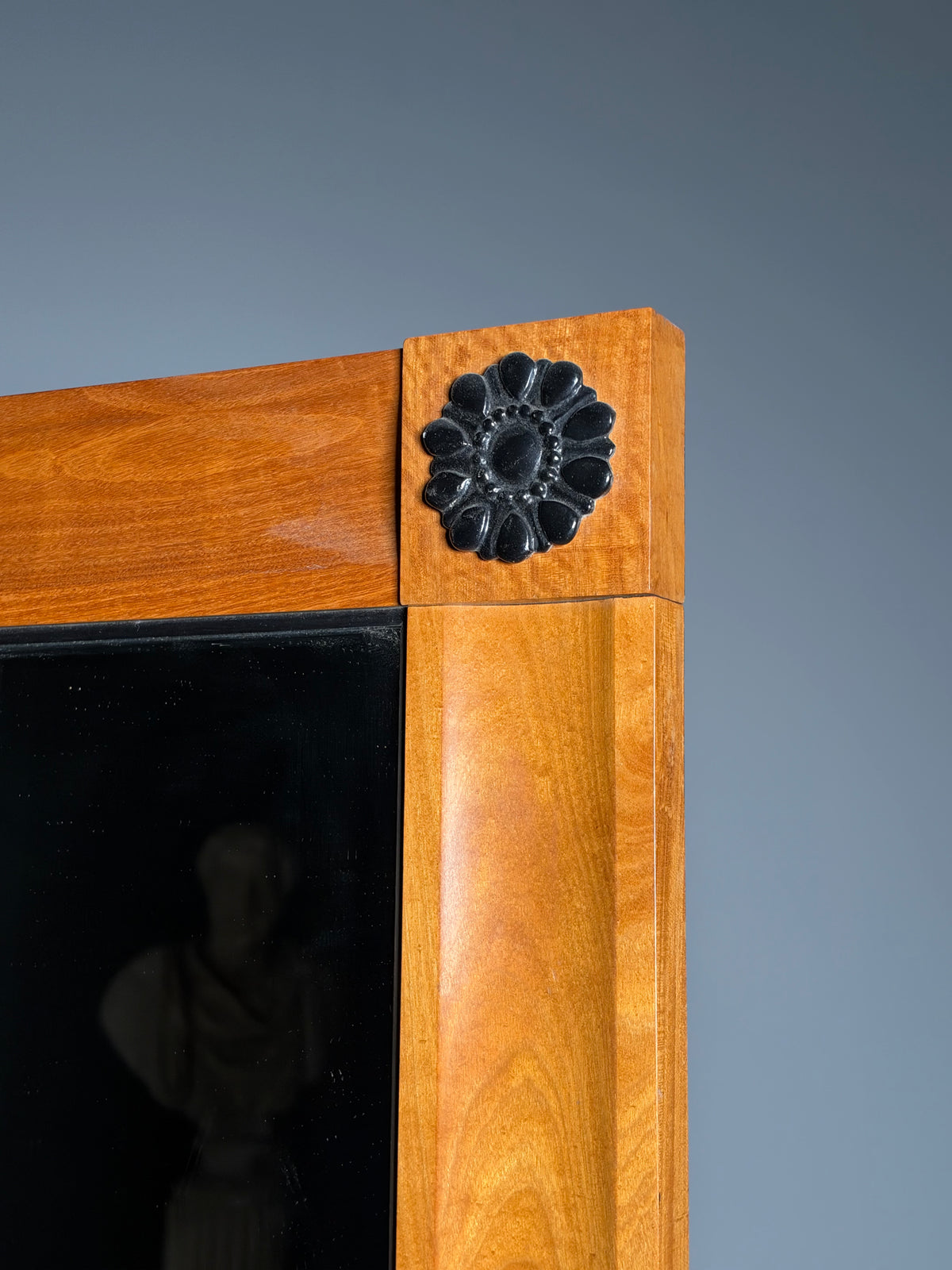 Biedermeier style full-length mirror