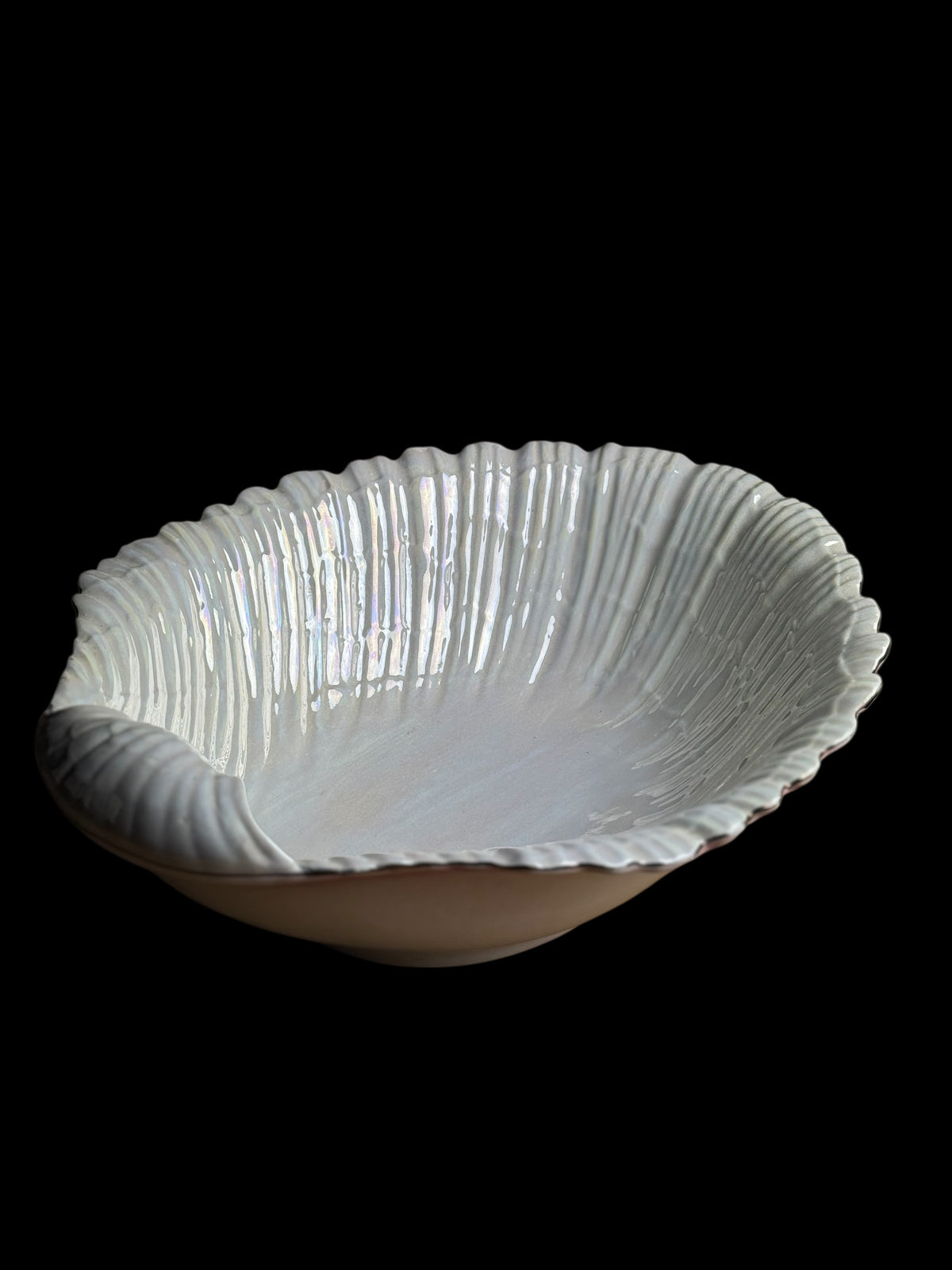 Large French Shell Shaped Dish, c. 1960, photo 5